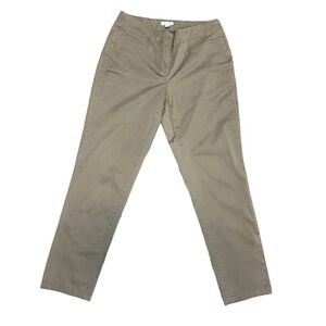 J. Jill Live-in Chino Khaki Pants. Size 2. Great Condition!!